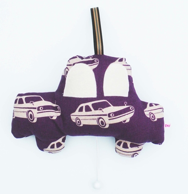 Muziekdoos - auto paars