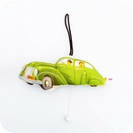 Muziekdoos - auto groen 