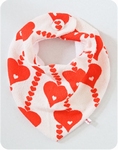 Slabbetje rood/oranje 